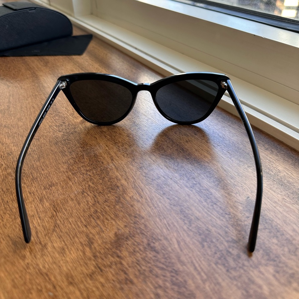 Prada Black Cat-Eye Sunglasses with Case - Picture 3 of 11